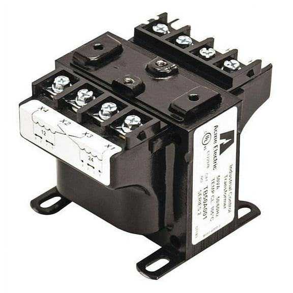 Acme Electric Control Transformer, 75 VA, 115V AC, 208/230/460V AC TB75N005F4