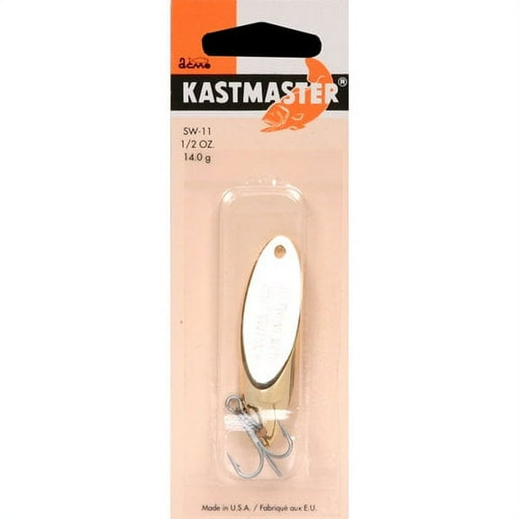 Acme Fishing Lure SW11/G Kastmaster Spoon 2 1/4" 1/2 oz Gold
