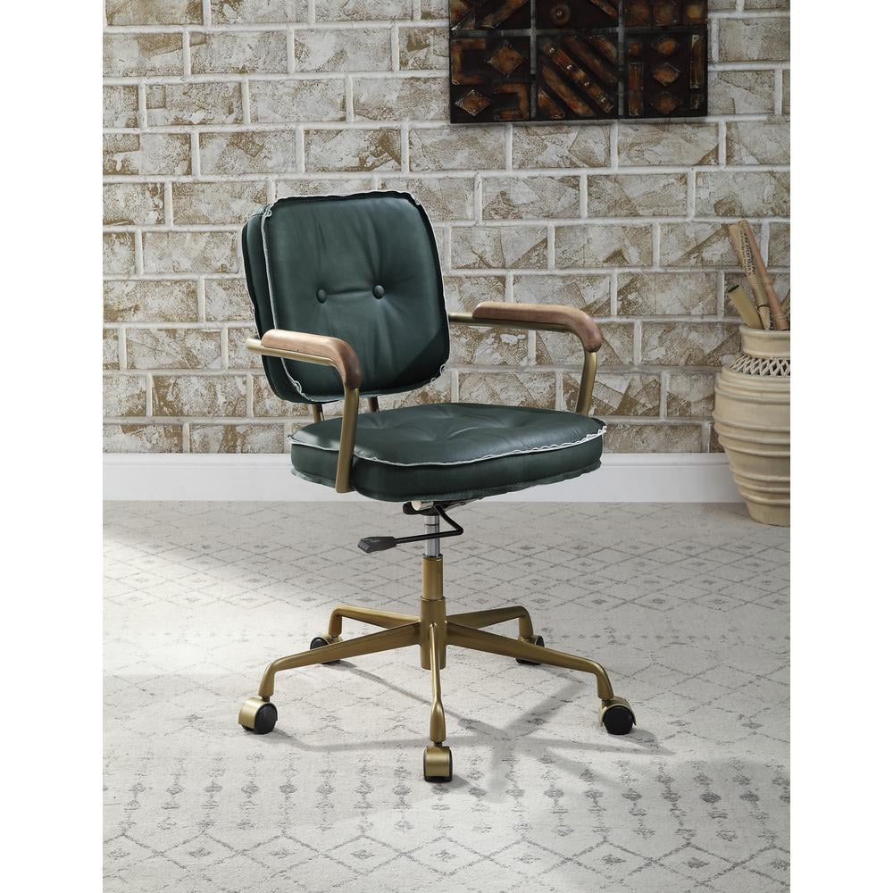 Acme Furniture ACME Siecross Office Chair, Emerald Green