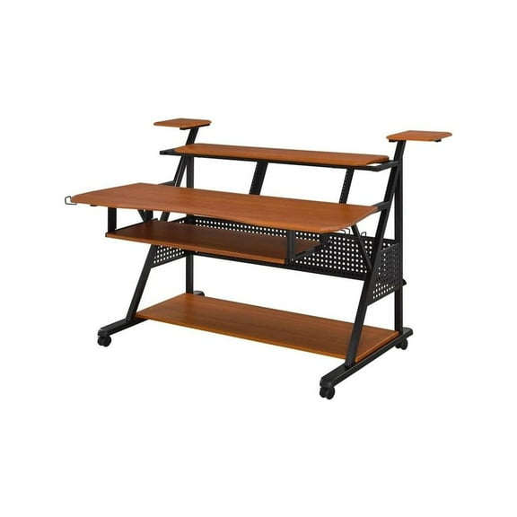 ACME Willow Music Desk in Cherry & Black Finish