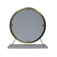 thumbnail image 1 of Acme Furniture Adao Vanity Mirror and Stool in White and Brass, 1 of 5