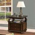 thumbnail image 1 of Acme Furniture  Amado Espresso Finish End Table - Walnut, 1 of 1