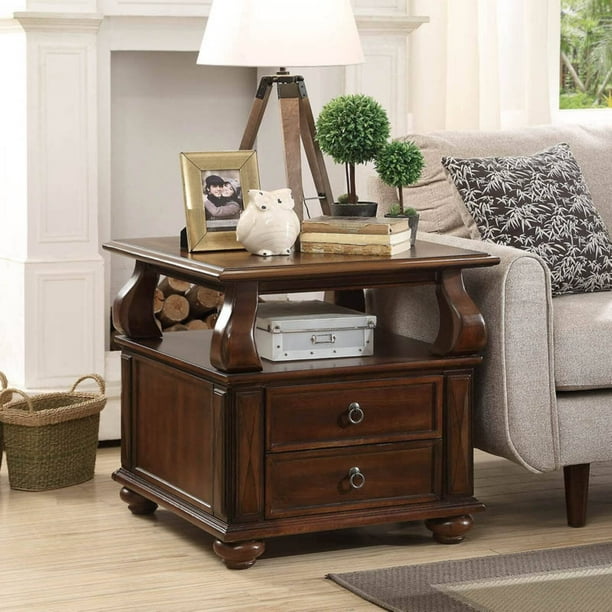 Acme Furniture Amado Walnut End Table