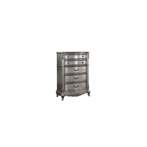 Acme Furniture Ausonia Chest, Antique Platinum Finish (BD00607)