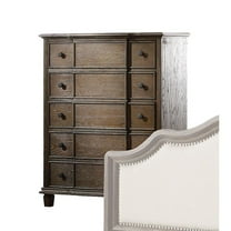 Acme Furniture Baudouin Chest, Weathered Oak