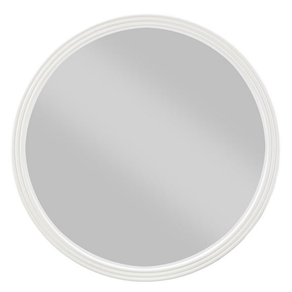 Acme Furniture Carena Mirror, White & Brown Finish