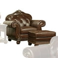 thumbnail image 1 of Acme Furniture Chair, Espresso Top Grain Leather Match 15032, 1 of 3