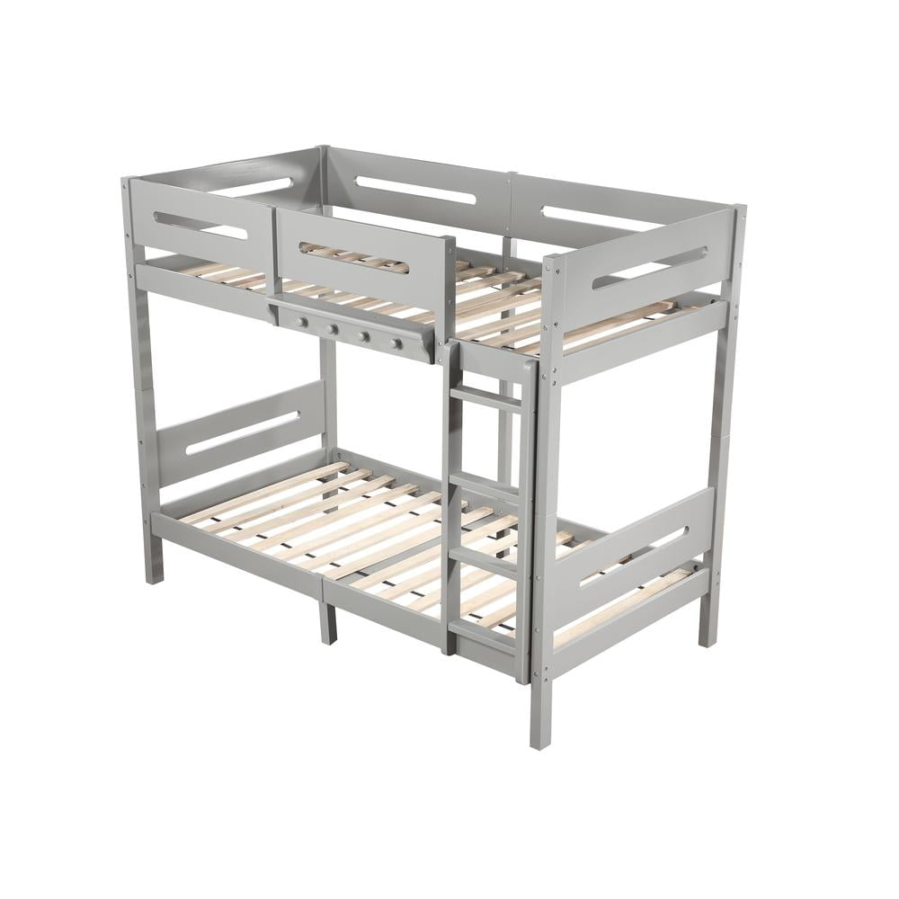 Acme Furniture Edah Bunk Bed (T/T), Gray Finish