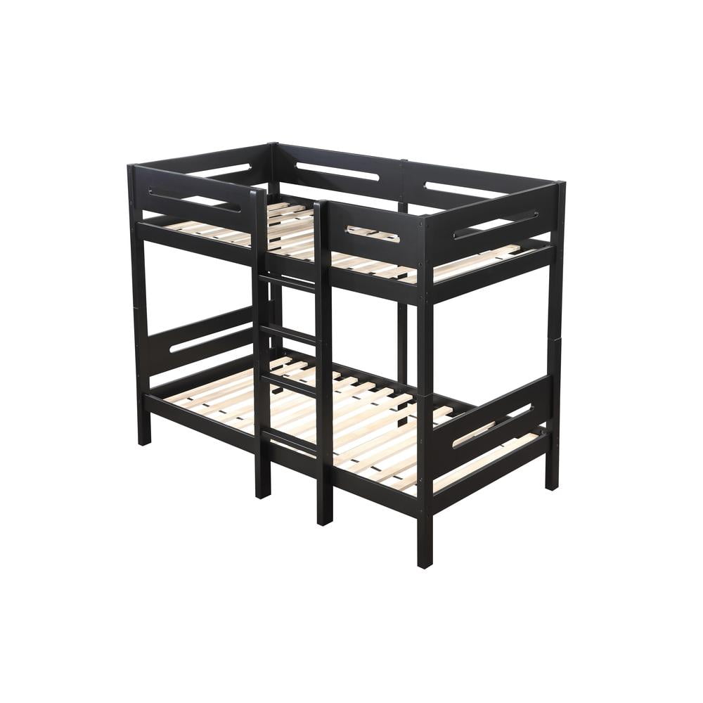 Acme Furniture Ekko Twin/Twin Bunk Bed, Black Finish