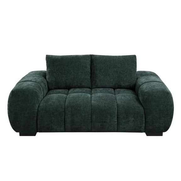 Acme Furniture Ferrand Loveseat, Green Chenille