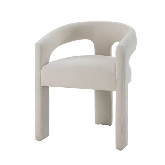 Acme Furniture Gamarya Side Chair (Set-2) in White Chenille