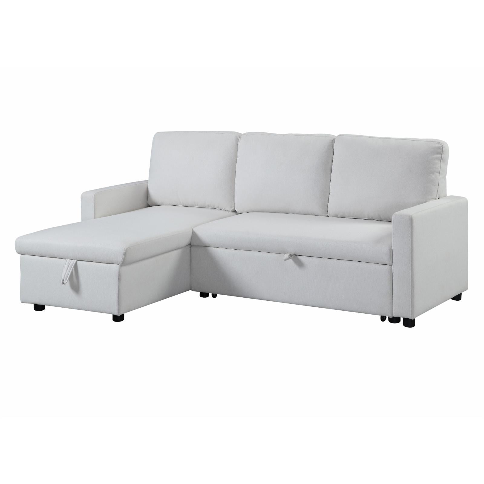 Acme Furniture Hiltons Fabric Sleeper Sectional Sofa