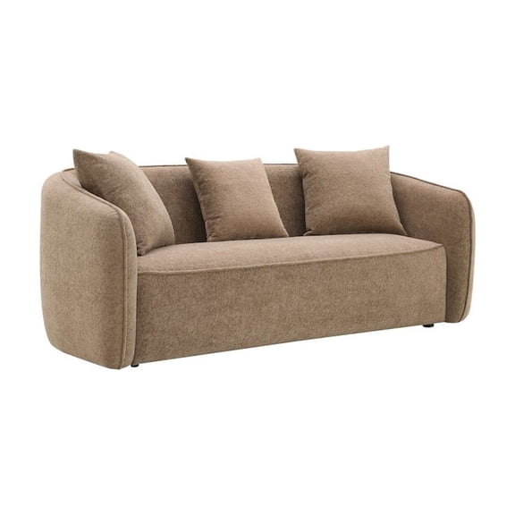 Acme Furniture Keith Sofa w/3 Pillows in Brown Chenille
