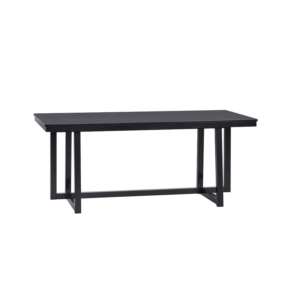 ACME Kini Transitional Wood Rectangular Dining Table in Black