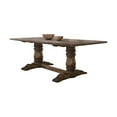 thumbnail image 1 of Acme Furniture Leventis Dining Table, Weathered Oak (1Set/2Centimeter) 40"W x 88"L, 1 of 5