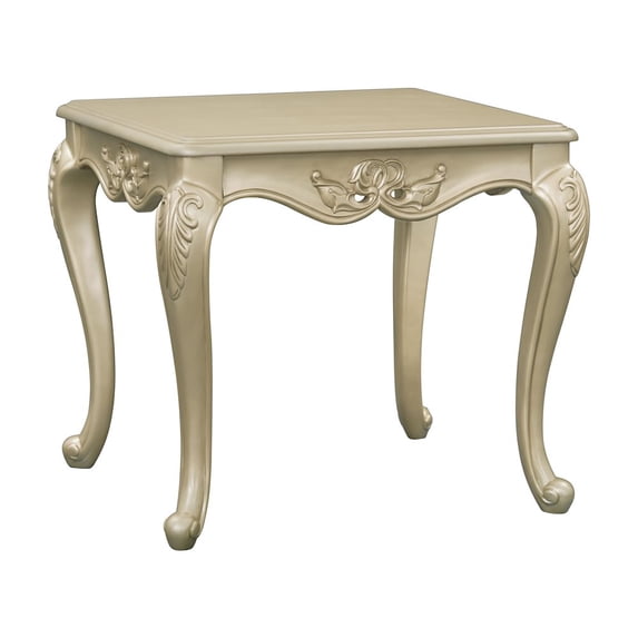 Acme Furniture Libertee End Table in Champagne Finish
