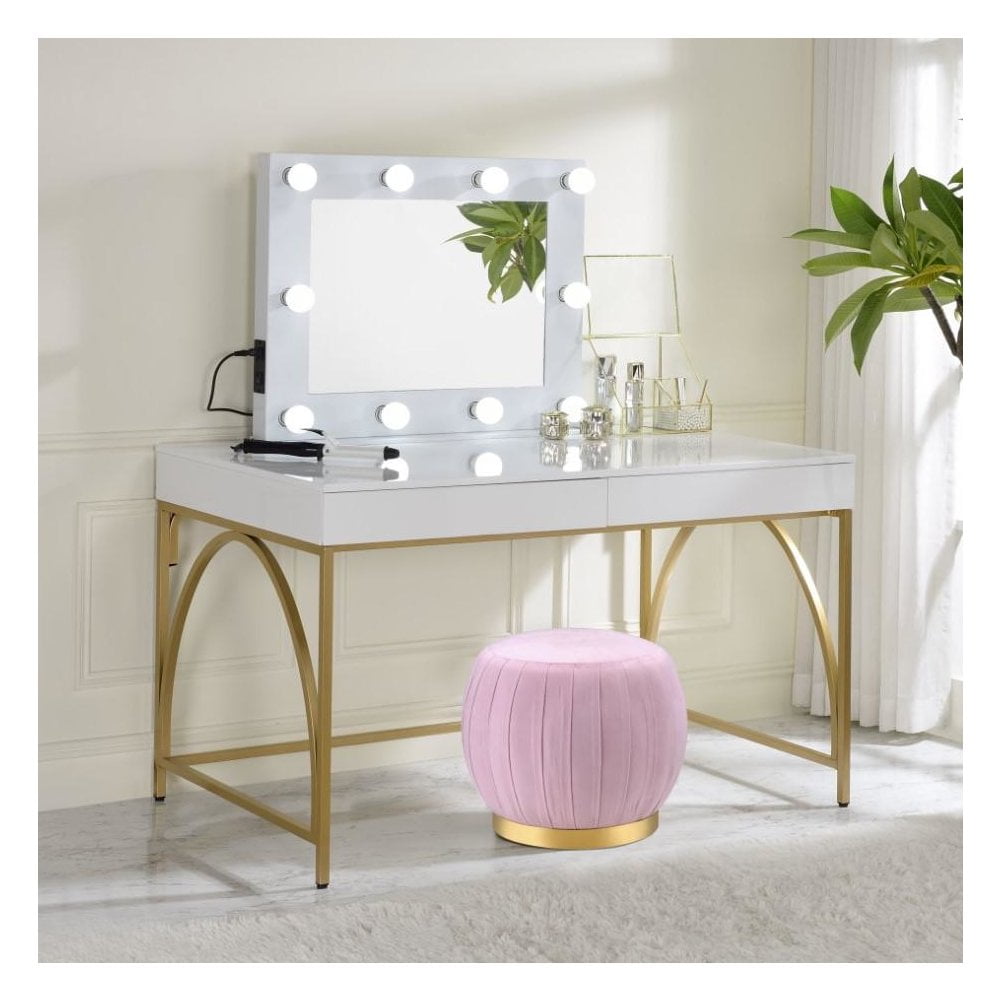 Acme Furniture Lightmane Vanity Desk - Thumbnail 2