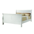 thumbnail image 1 of Acme Furniture Louis Philippe III Sleigh Bed in White, Queen, 1 of 5