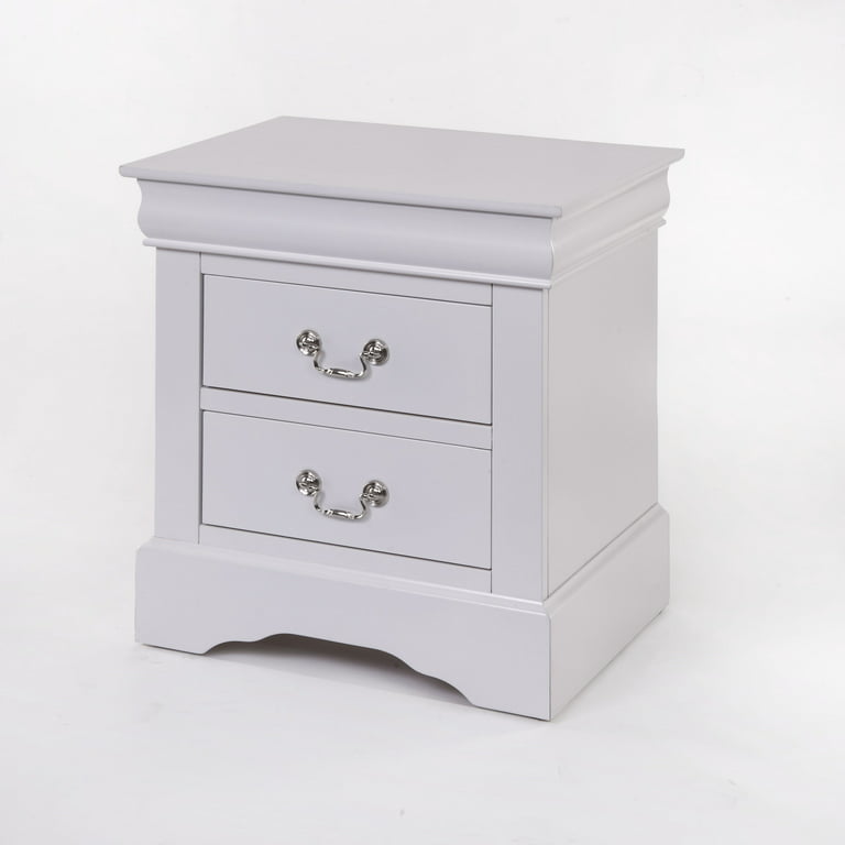 Louis Philippe III Nightstand (White) Acme Furniture, 1 Reviews