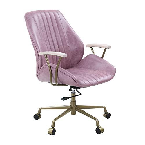 Acme Furniture Manager's Chair with Adjustable Height & Swivel, 330 lb. Capacity, Pink