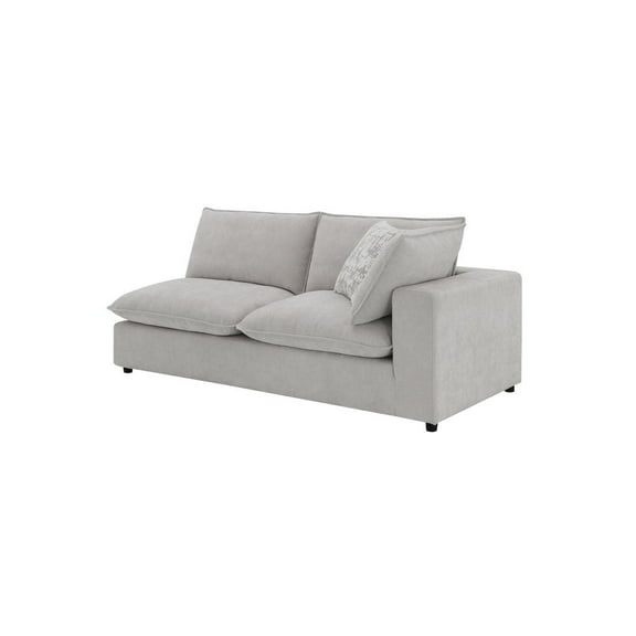 Acme Furniture Marisa Modular RF Loveseat w/2 Pillows in Beige Boucle