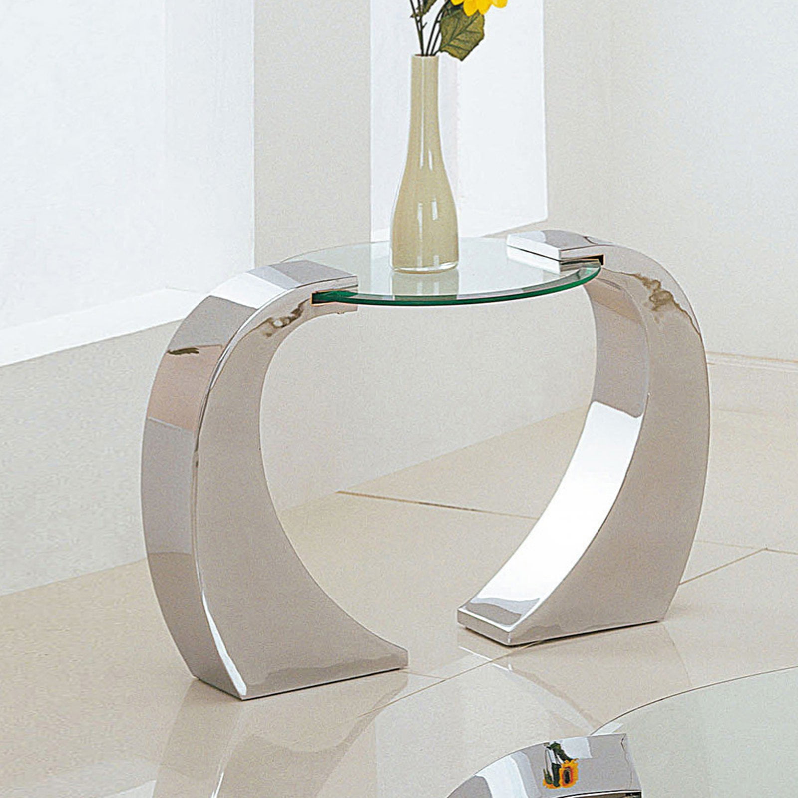 07572 Metro End Table  Chrome Plated