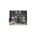thumbnail image 1 of Acme Furniture Rahma Bar Table in Antique Ebony Top Grain Leather Dining room furniture, 1 of 3