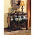 thumbnail image 1 of Acme Furniture Roma Antique Black and Oak 3-Drawer Bombay Chest, 1 of 3