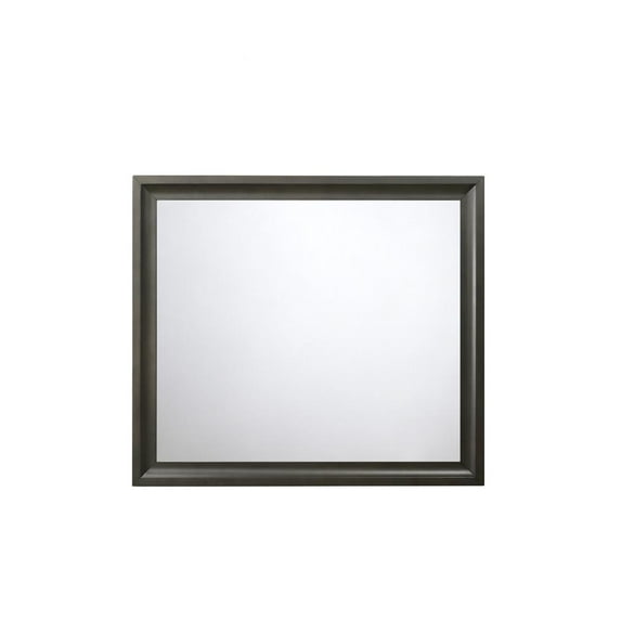 Acme Furniture Soteris Mirror, Antique Gray
