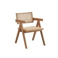 thumbnail image 1 of Acme Furniture Furniture Velentina 18" Rattan & Wood Arm Chair in Natural (Set of 2), 1 of 3