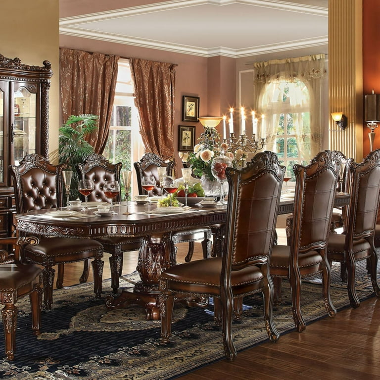 Acme Furniture Vendome Collection 8-Piece Traditional Poly Resin