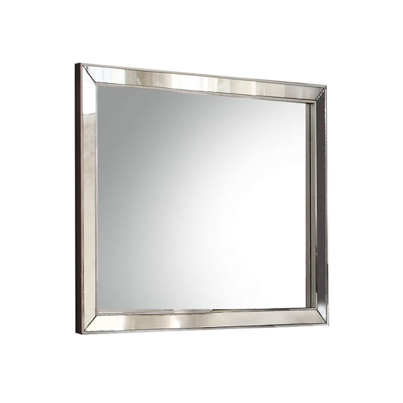 ACME Voeville II Rectangular Mirror in Silver