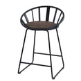thumbnail image 1 of Acme Furniture Zudora Counter Height Chair (Set-2) in Synthetic Leather & Black Finish, 1 of 7
