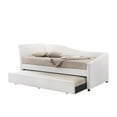 thumbnail image 1 of Acme Jedda Daybed & Trundle (Twin Size) in White PU, 1 of 4