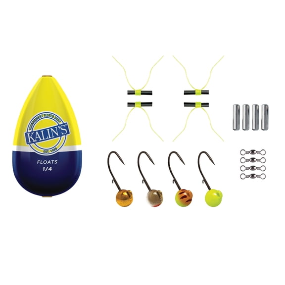 Acme Kalin's Slip Bobber Kit, 1/4 oz. Float, 21-Pc. Kit