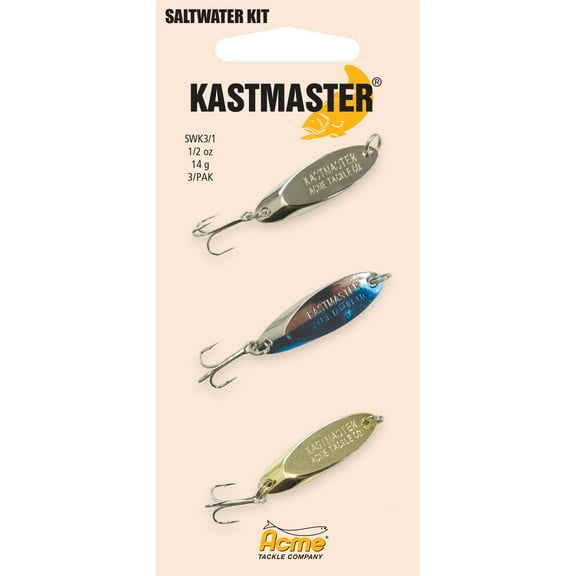 Acme Kastmaster 1/2oz Saltwater Kit 3 pack