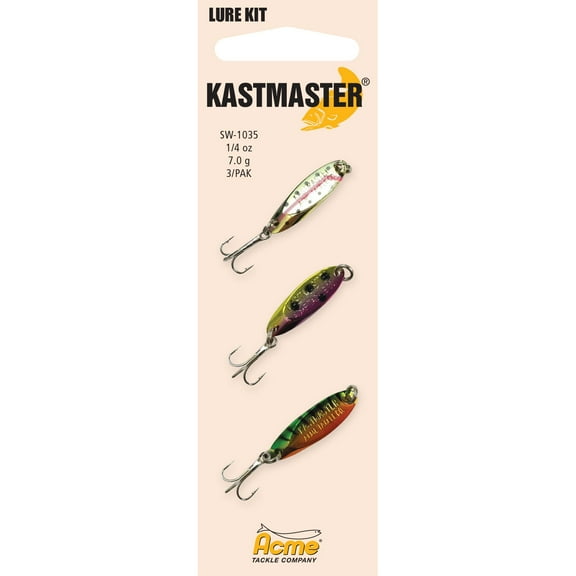 Acme Kastmaster Trout Kit 1/4 oz, 3-Pack