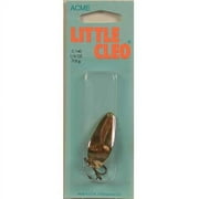 Acme Tackle Freshwater Little Cleo Fishing Spoon 1/4 oz., Gold, Lake River