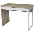 thumbnail image 1 of Acme Marlan Desk, Birch and White, 1 of 1