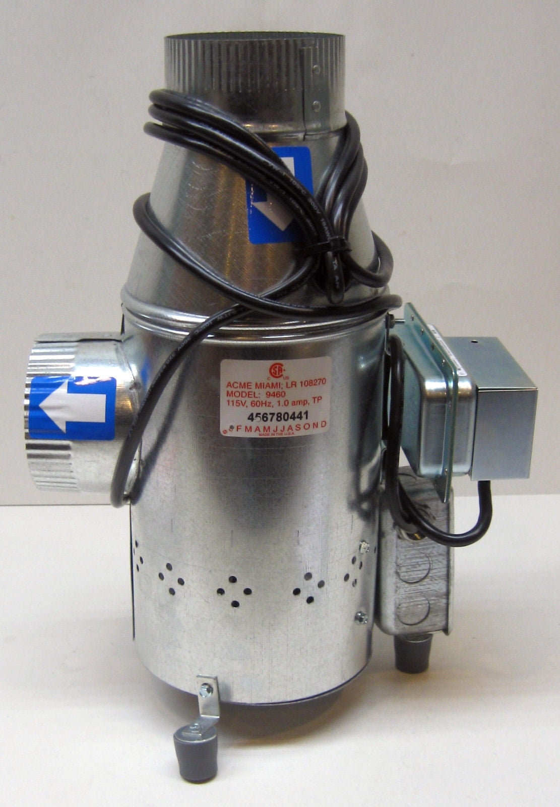 Acme Miami Dryer Booster Jet for dryers with a longrun exhaust duct