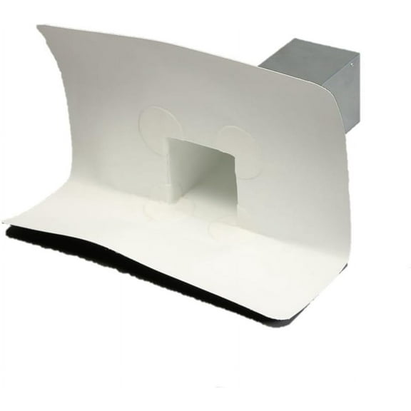 Acme PVC Thru-Wall Scupper (6 inch, White)