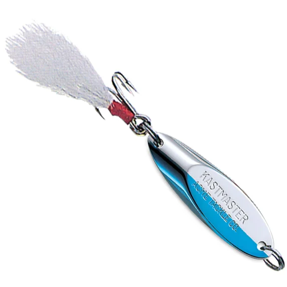 Acme Tackle Kastmaster Fishing Lure Spoon 1/4 oz Bucktail Chrome and Blue
