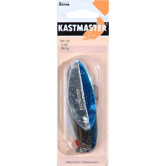 Acme Tackle Kastmaster Fishing Lure Spoon 2 oz Chrome/Neon Blue