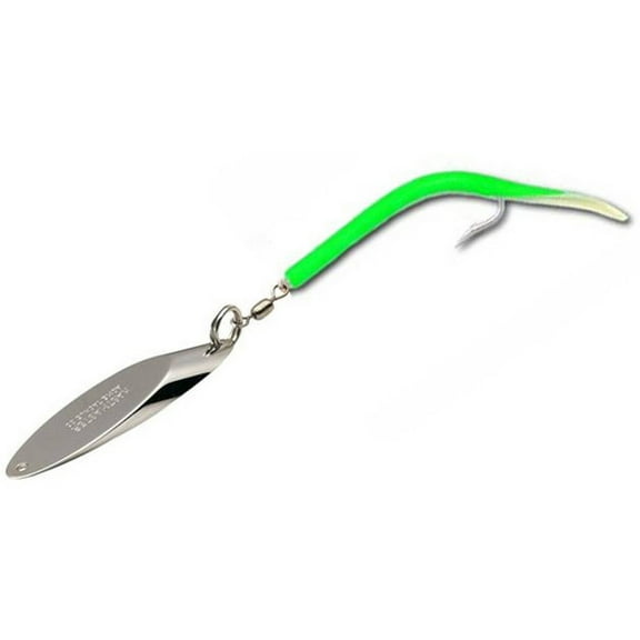 Acme Tackle Kastmaster Fishing Lure Spoon 3 oz with Tube Chrome and Green