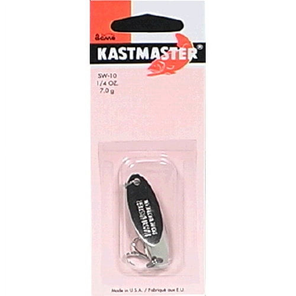  Acme Kastmaster 6 Pack Fishing Lures - 1/4 oz and 1/8 oz  Kastmasters in Firetiger, Rainbow Trout and Watermelon Colors. : Sports &  Outdoors