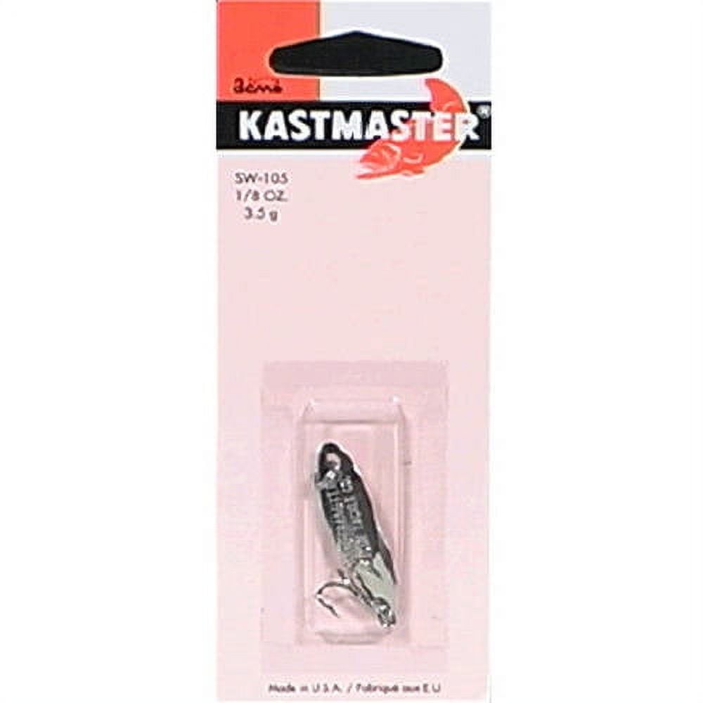 Acme Tackle Kastmaster Fishing Lure Spoon Chrome Neon Blue 1/8 oz