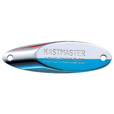 Acme Tackle Kastmaster Fishing Lure Spoon Chrome Neon Blue 1/8 oz.