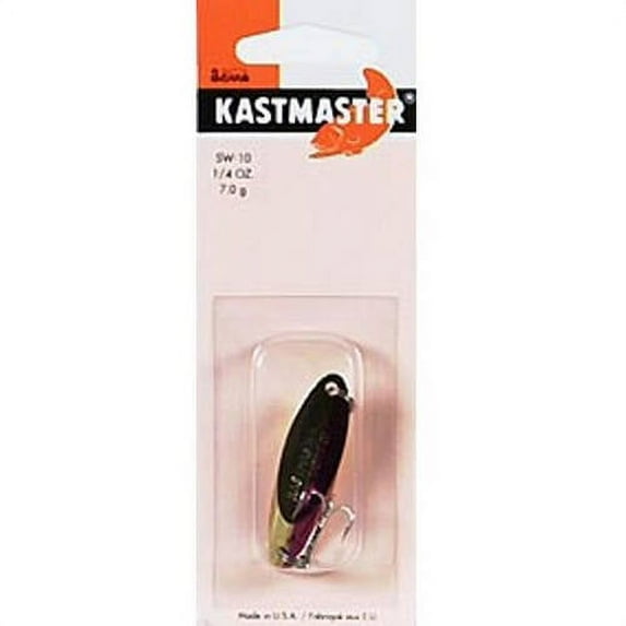 Acme Tackle Kastmaster Fishing Lure Spoon Gold Neon Red 1/4 oz.