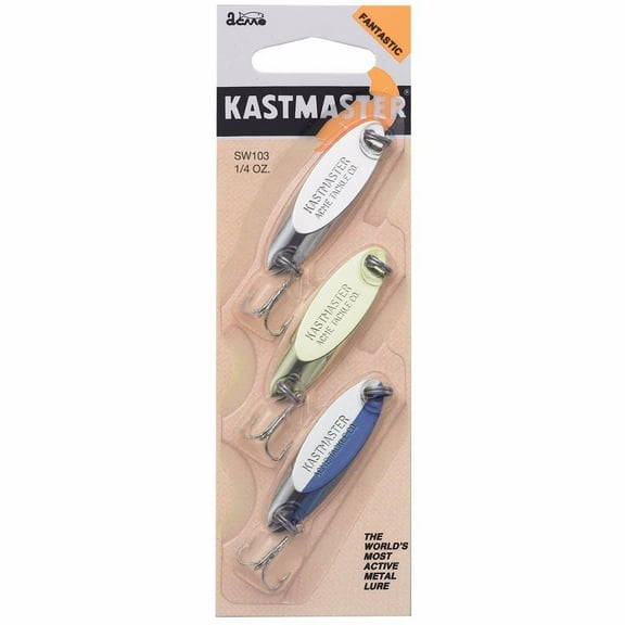 Acme Tackle Kastmaster Fishing Lure Spoon Kit 1/4 oz. 3 Count