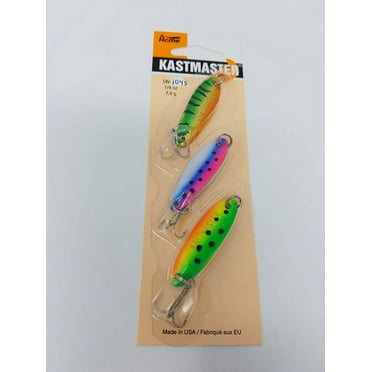 Acme Tackle Kastmaster Fishing Lure Spoon Painted Kit 1/4 oz. 3pk